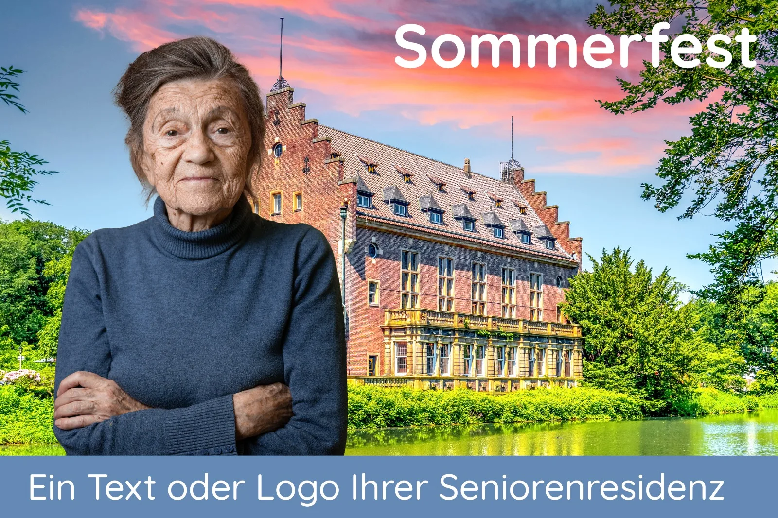 Fotobox bei einer Veranstaltung im Pflegeheim