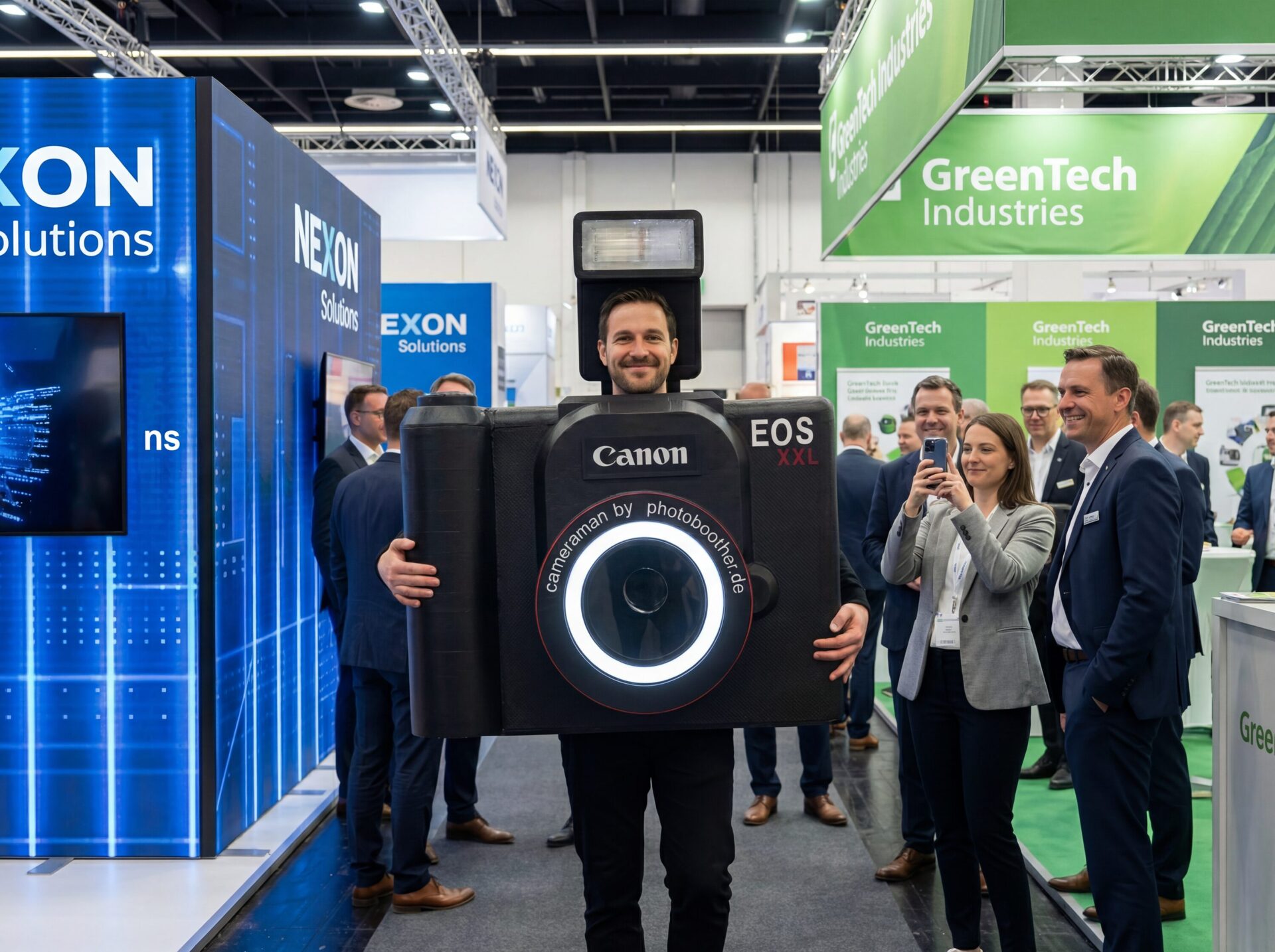 KameraMan 20x15_small Cameraman Walking Act Fotobox